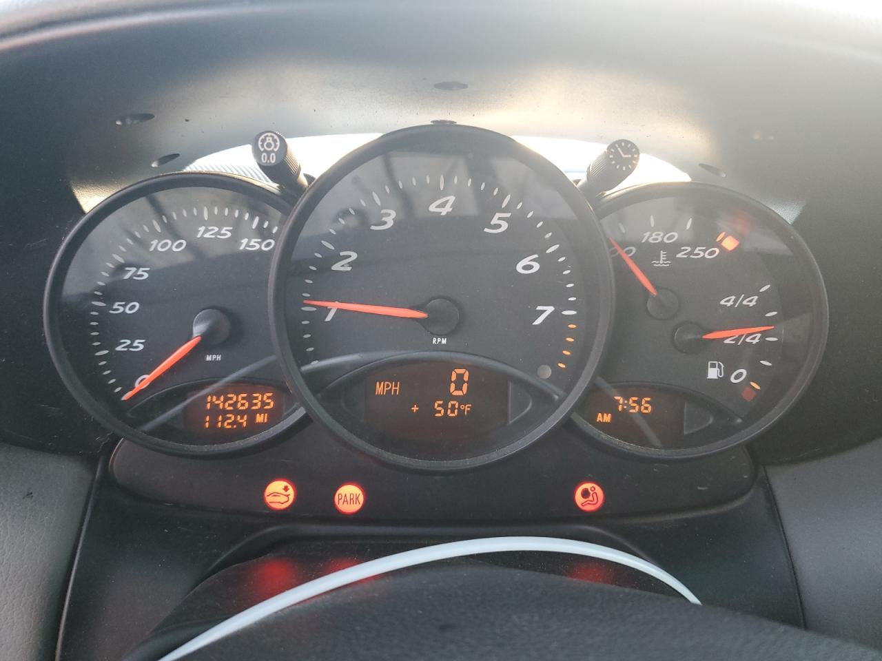 2000 Porsche Boxster VIN WP0CA2981YU620536 Copart auction photo, minor dent/scratches damage thumbnail 9