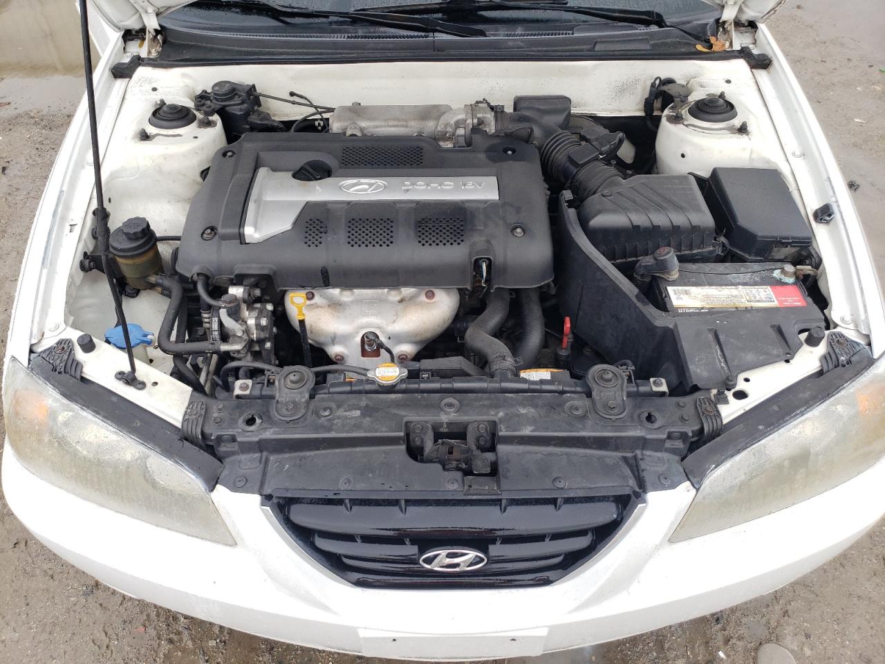 2006 Hyundai Elantra VIN KMHDN46D56U281598 Copart auction photo, rear end damage thumbnail 11
