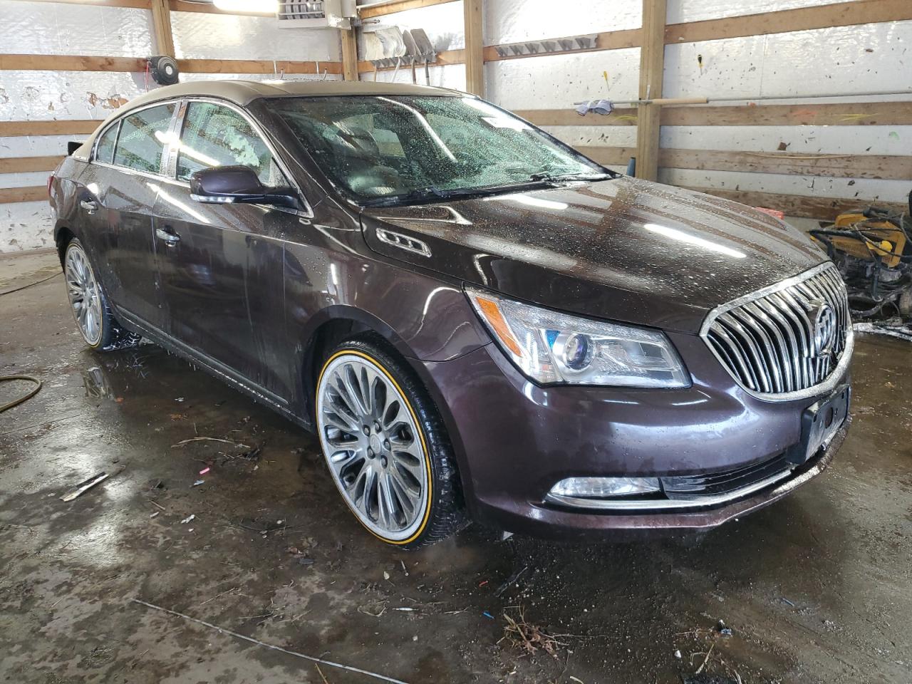 2015 Buick LaCrosse VIN 1G4GF5G38FF166214 Copart auction photo, rear end damage thumbnail 4