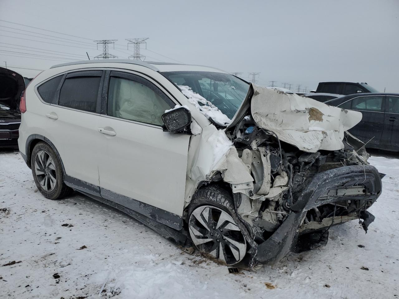 2015 Honda CR-V VIN 5J6RM4H93FL016832 Copart auction photo, front end / mechanical damage thumbnail 4