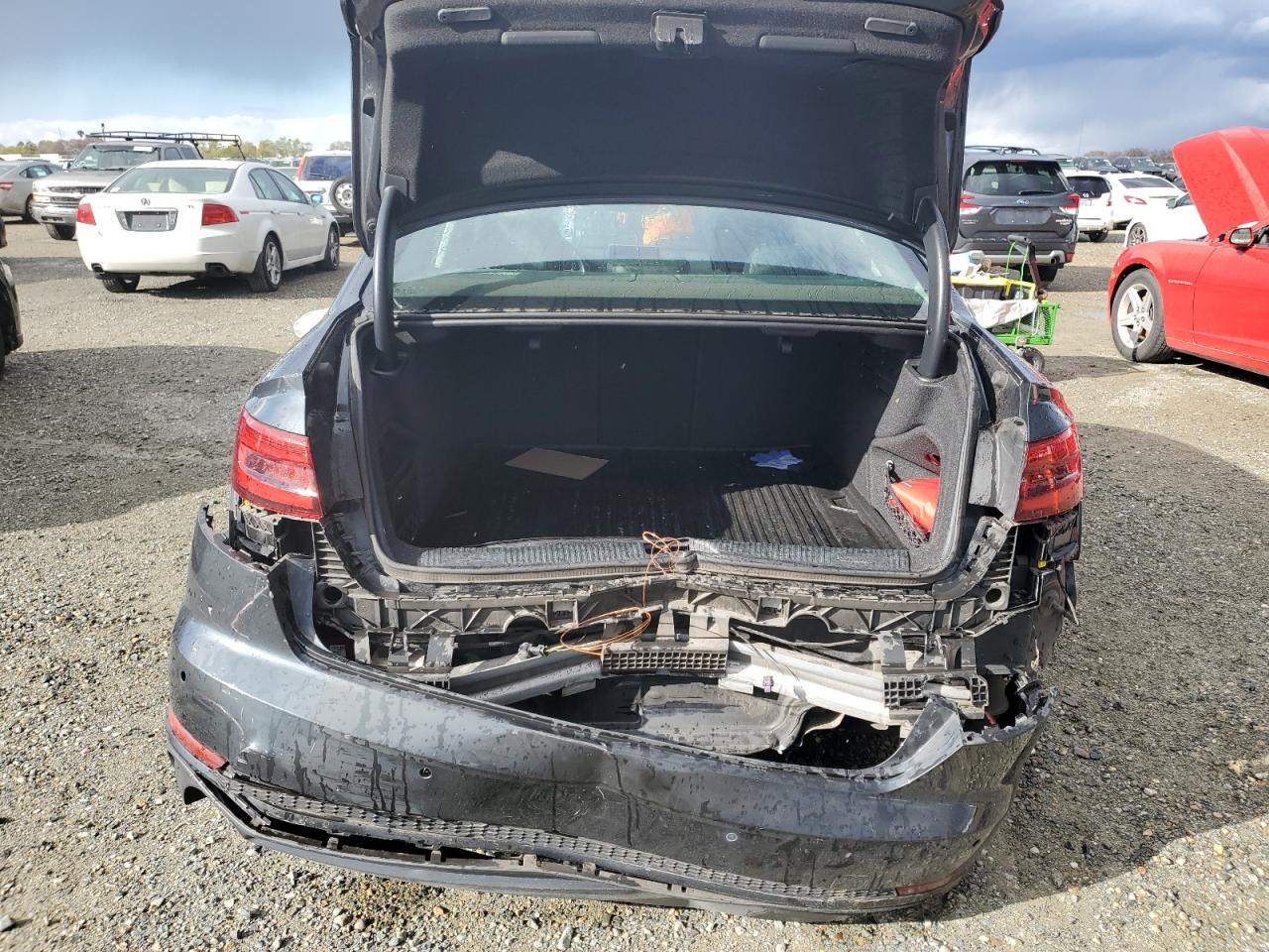 2017 Audi A4 VIN WAUENAF41HN022981 Copart auction photo, rear end damage thumbnail 6