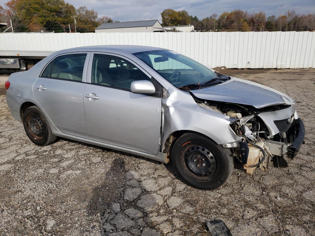 2010 Toyota Corolla VIN 1NXBU4EE3AZ379798 Copart auction photo, front end / side damage thumbnail 4