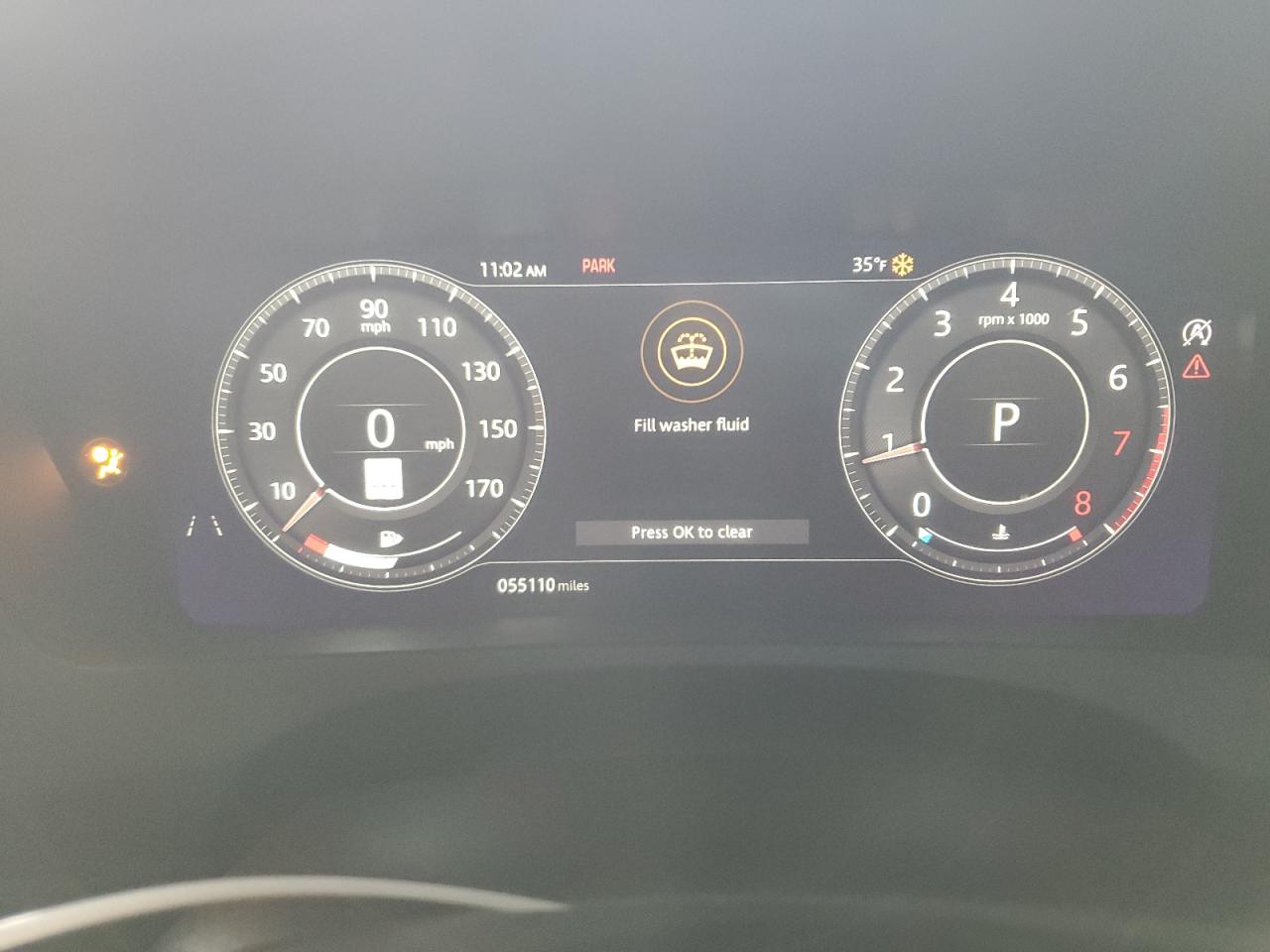 2020 Jaguar F-Pace VIN SADCM2FV9LA634961 Copart auction photo, front end damage thumbnail 9