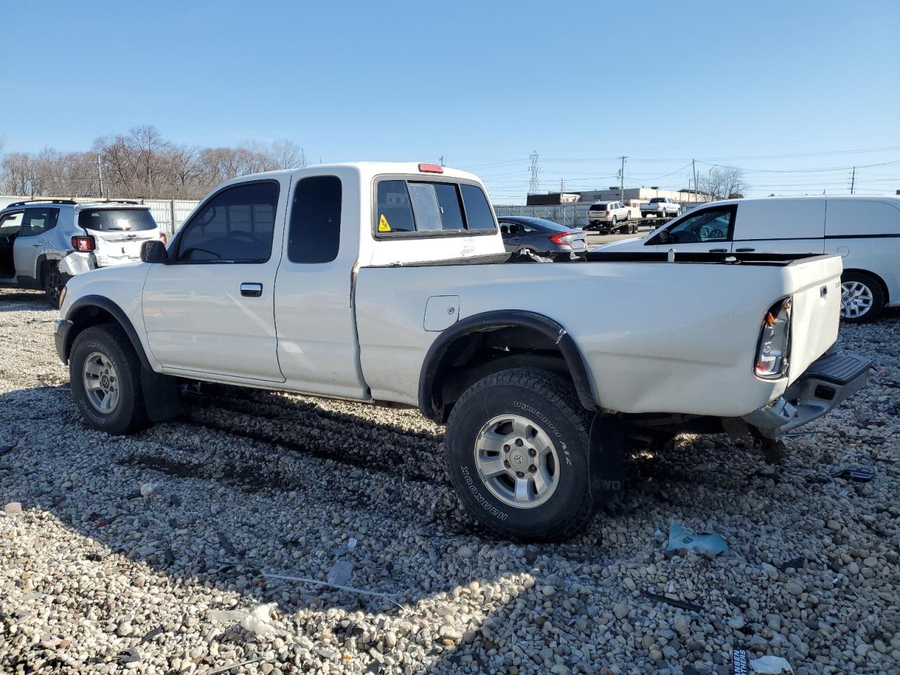 1999 Toyota Tacoma VIN 4TAWM72N9XZ449338 Copart auction photo, undercarriage damage thumbnail 2