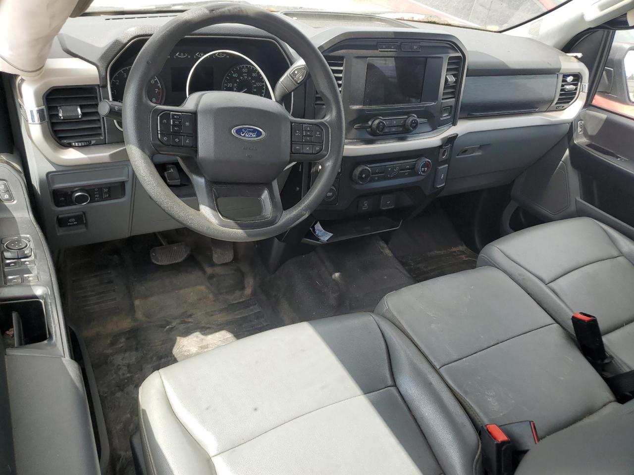 2021 Ford F-150 VIN 1FTEX1CB5MFA20932 Copart auction photo, side damage thumbnail 8