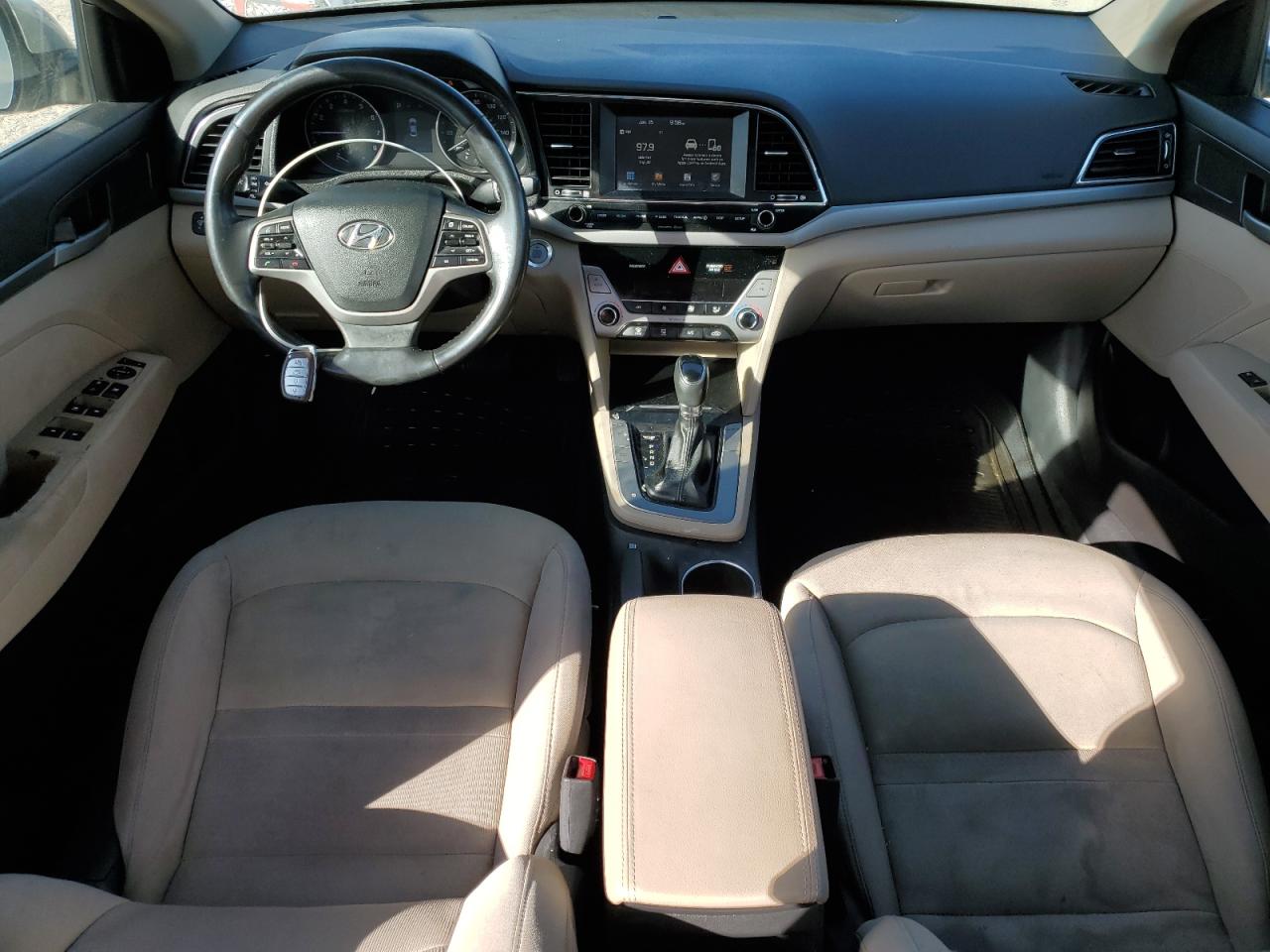 2017 Hyundai Elantra VIN 5NPD84LFXHH016271 Copart auction photo, front end damage thumbnail 8