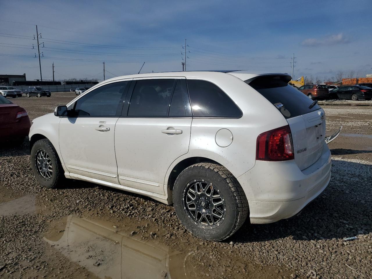 2013 Ford Edge VIN 2FMDK3AK3DBC02165 Copart auction photo, front end damage thumbnail 2