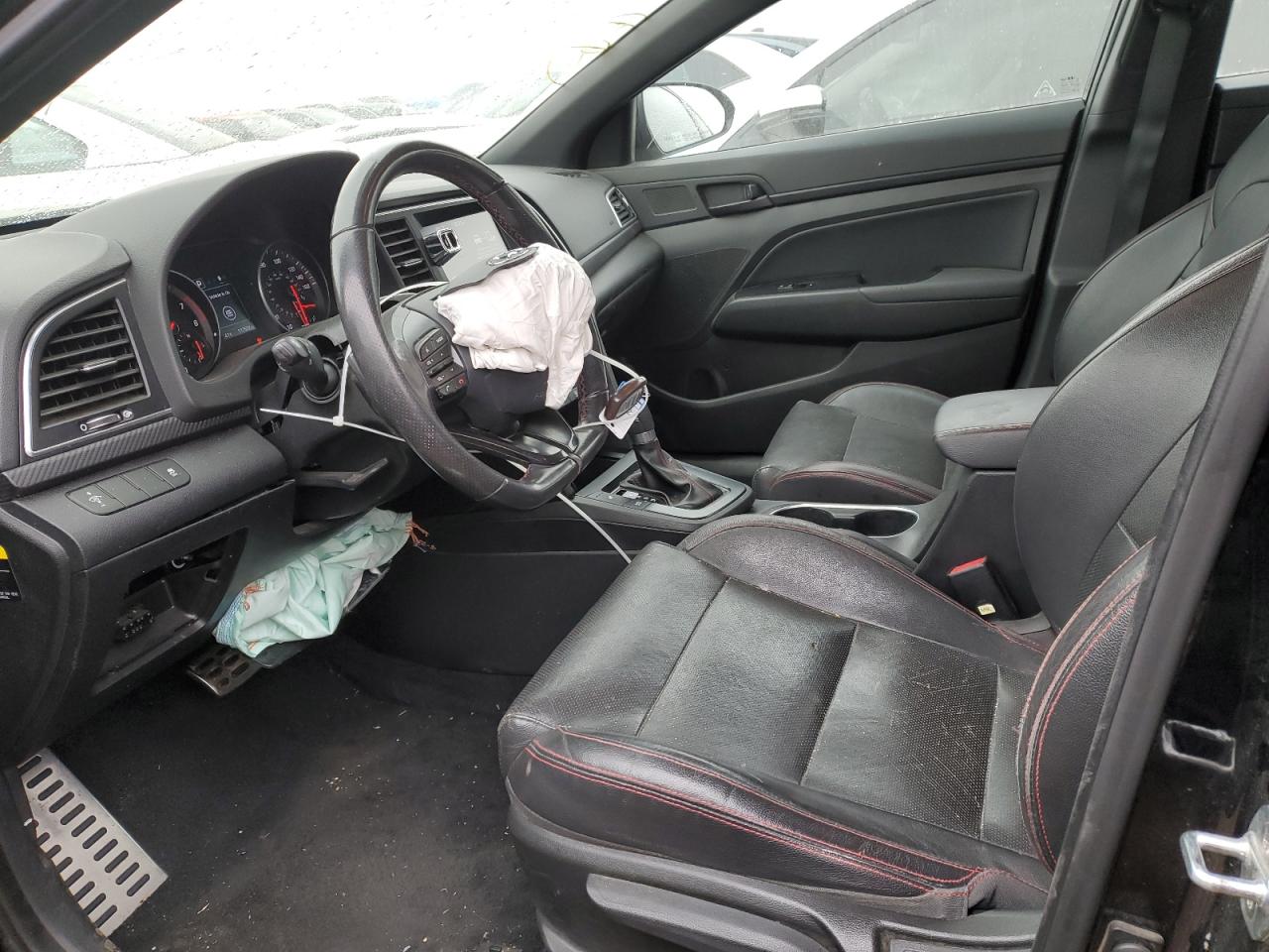 2017 Hyundai Elantra VIN KMHD04LB3HU332567 Copart auction photo, front end damage thumbnail 7