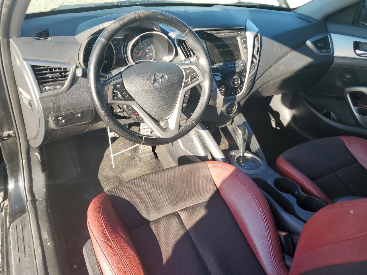 2014 Hyundai Veloster VIN KMHTC6AD8EU195754 Copart auction photo, rear end / mechanical damage thumbnail 8