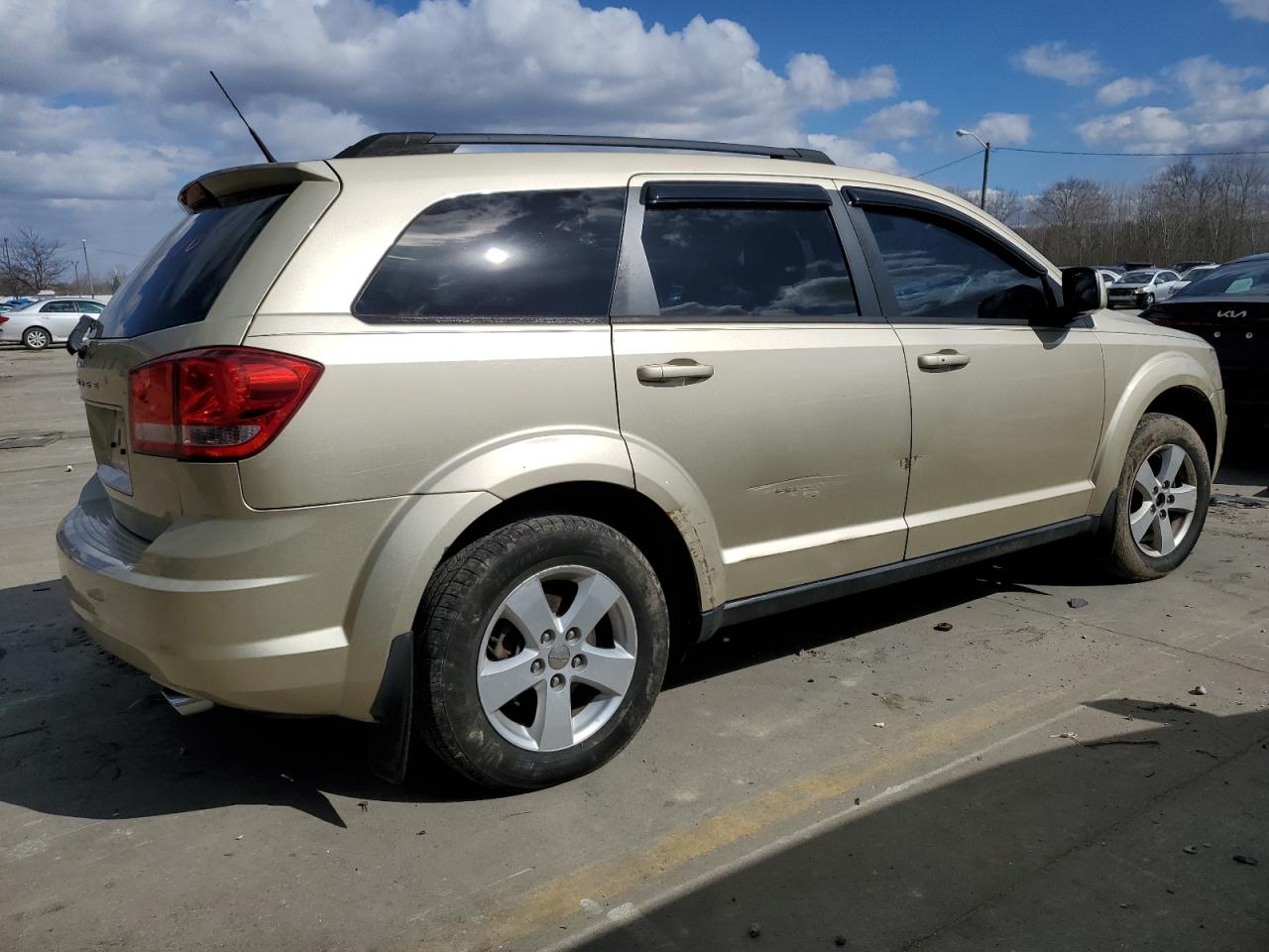 2011 Dodge Journey VIN 3D4PG1FG5BT503200 Copart auction photo, undercarriage / rear end damage thumbnail 3