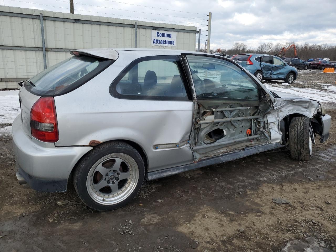 1997 Honda Civic VIN 2HGEJ6349VH114958 Copart auction photo, side / undercarriage damage thumbnail 3