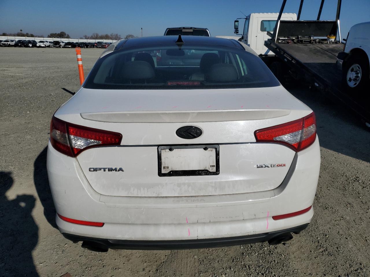 2013 KIA Optima VIN 5XXGR4A66DG125040 Copart auction photo, front end damage thumbnail 6
