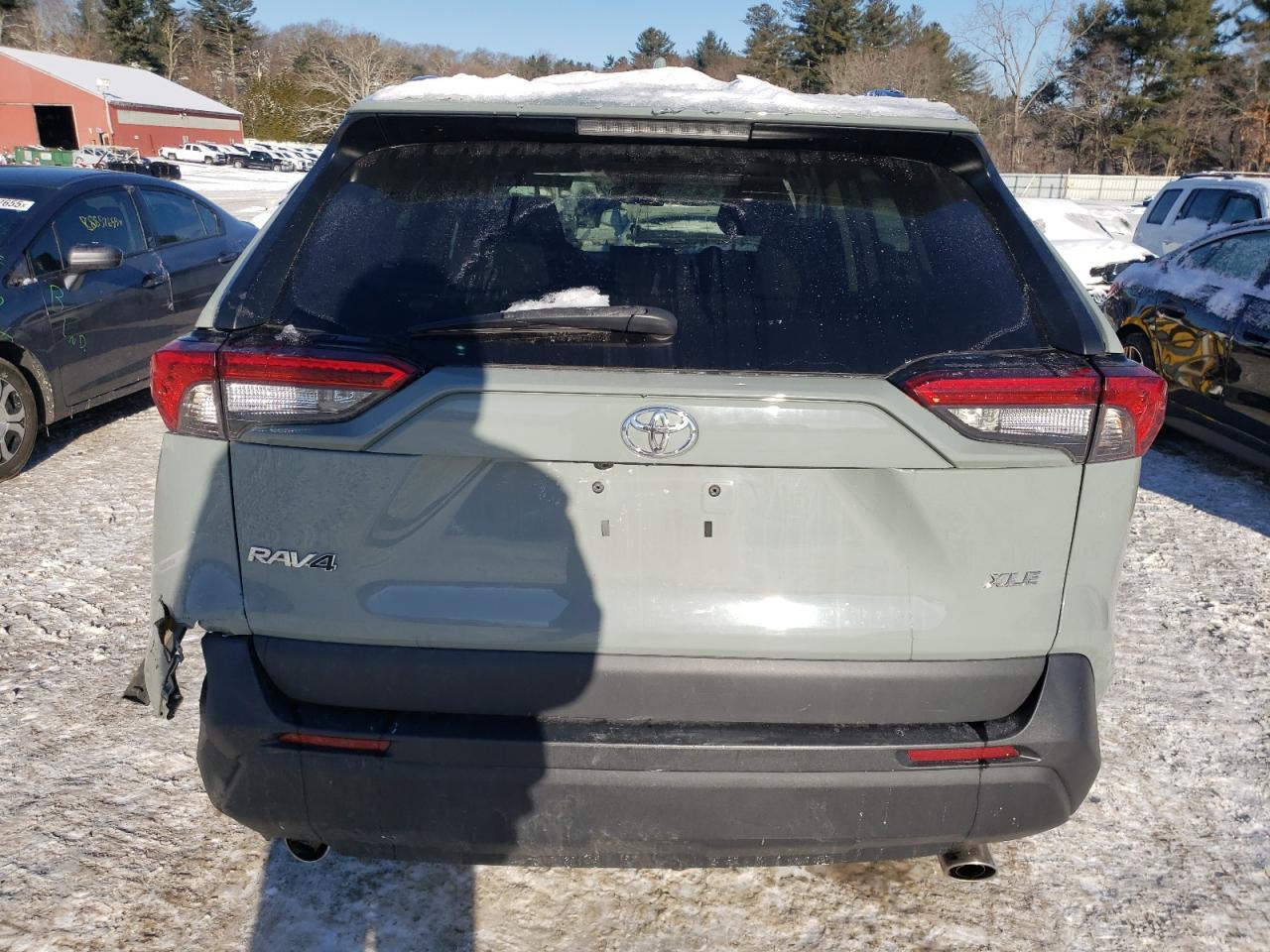 2021 Toyota RAV 4 VIN 2T3W1RFV2MC087983 Copart auction photo, rear end damage thumbnail 6