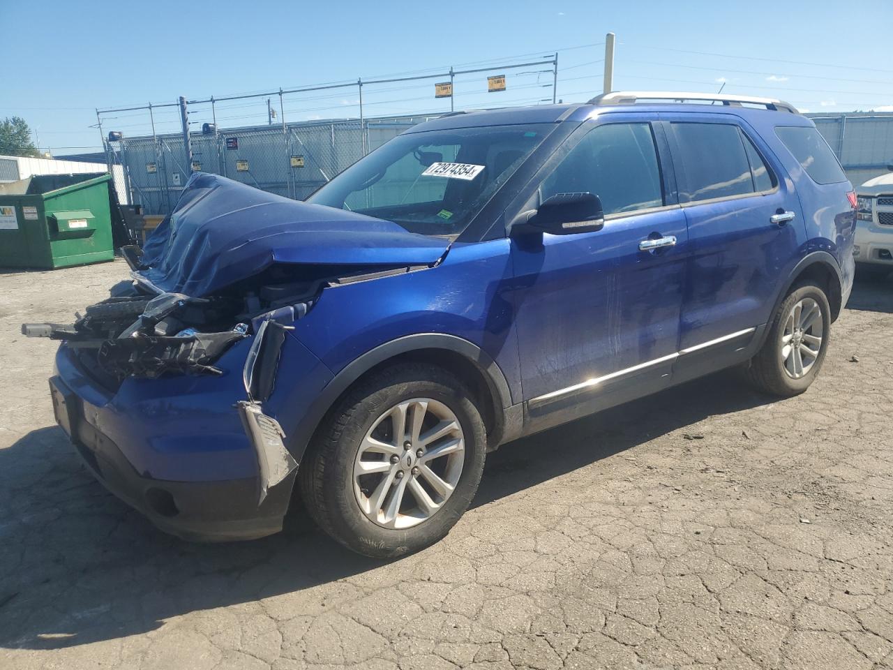 2013 Ford Explorer VIN 1FM5K7D87DGC58694
