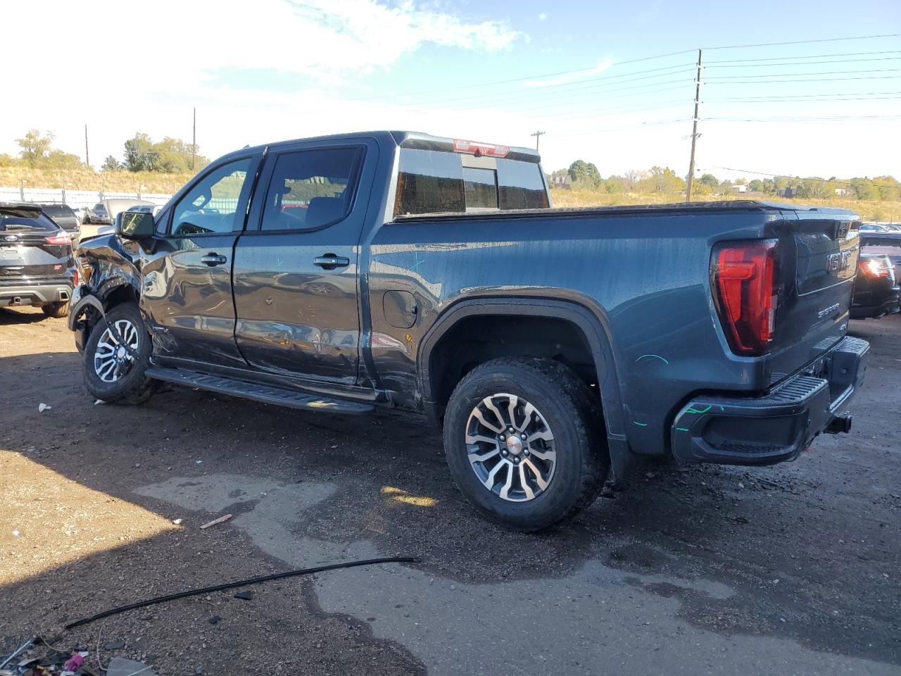 2021 GMC Sierra VIN 3GTP9EEL1MG128270 Copart auction photo, front end / side damage thumbnail 2