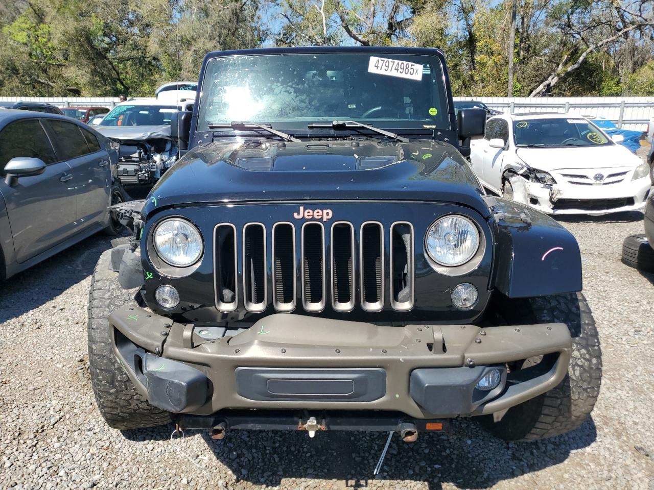 2016 Jeep Wrangler VIN 1C4BJWEG7GL279115 Copart auction photo, minor dent/scratches damage thumbnail 5