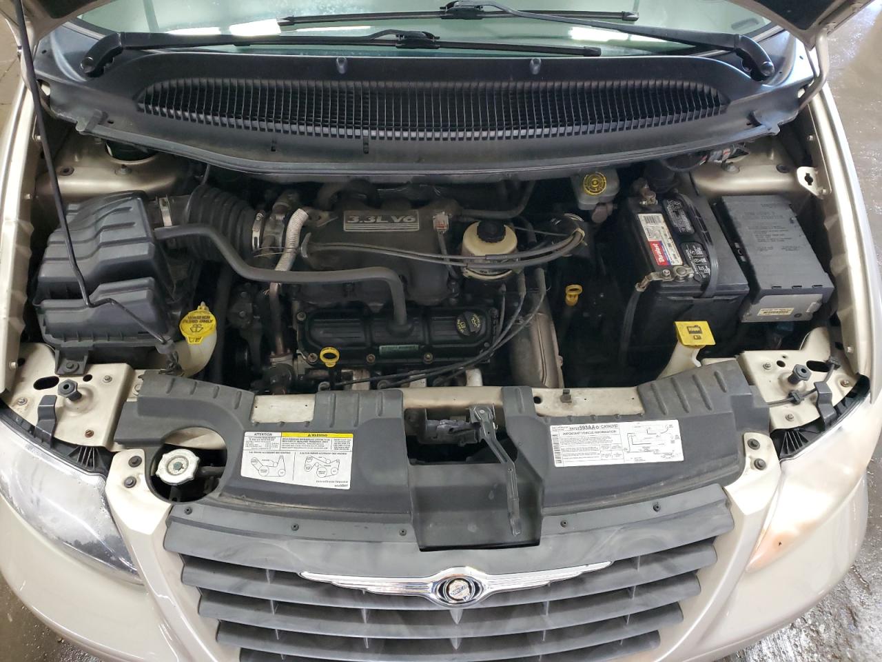 2006 Chrysler Town & Country VIN 1A4GP45R76B718273 Copart auction photo, side / undercarriage damage thumbnail 12