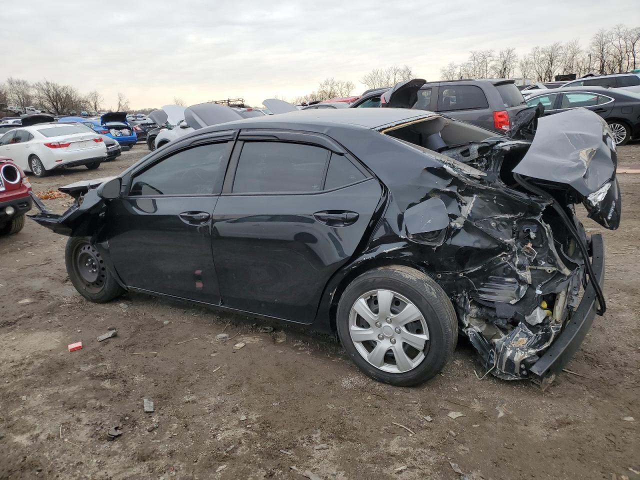 2019 Toyota Corolla VIN 5YFBURHE6KP909385 Copart auction photo, all over damage thumbnail 2