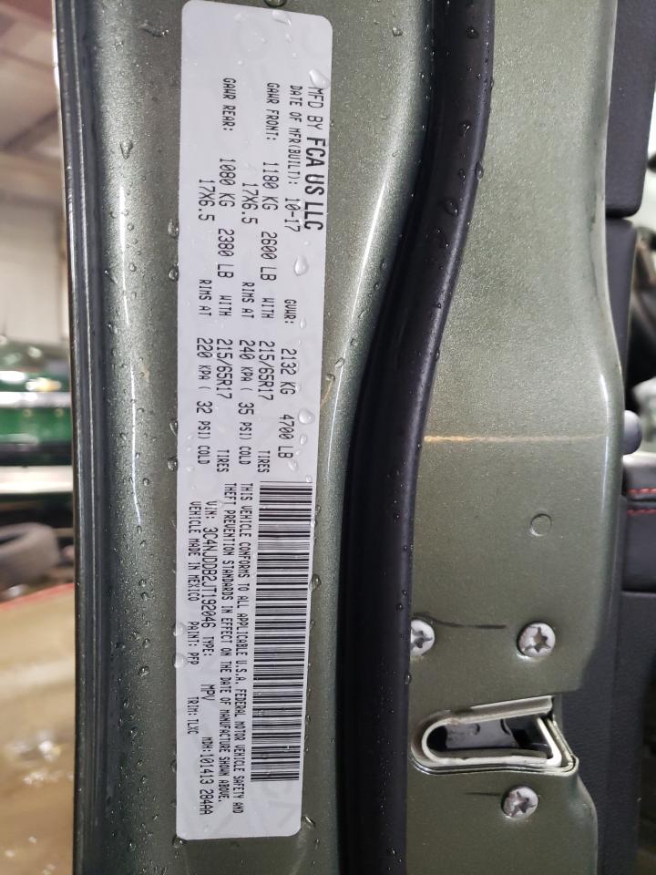 2018 Jeep Compass VIN 3C4NJDDB2JT192046 Copart auction photo, front end damage thumbnail 12