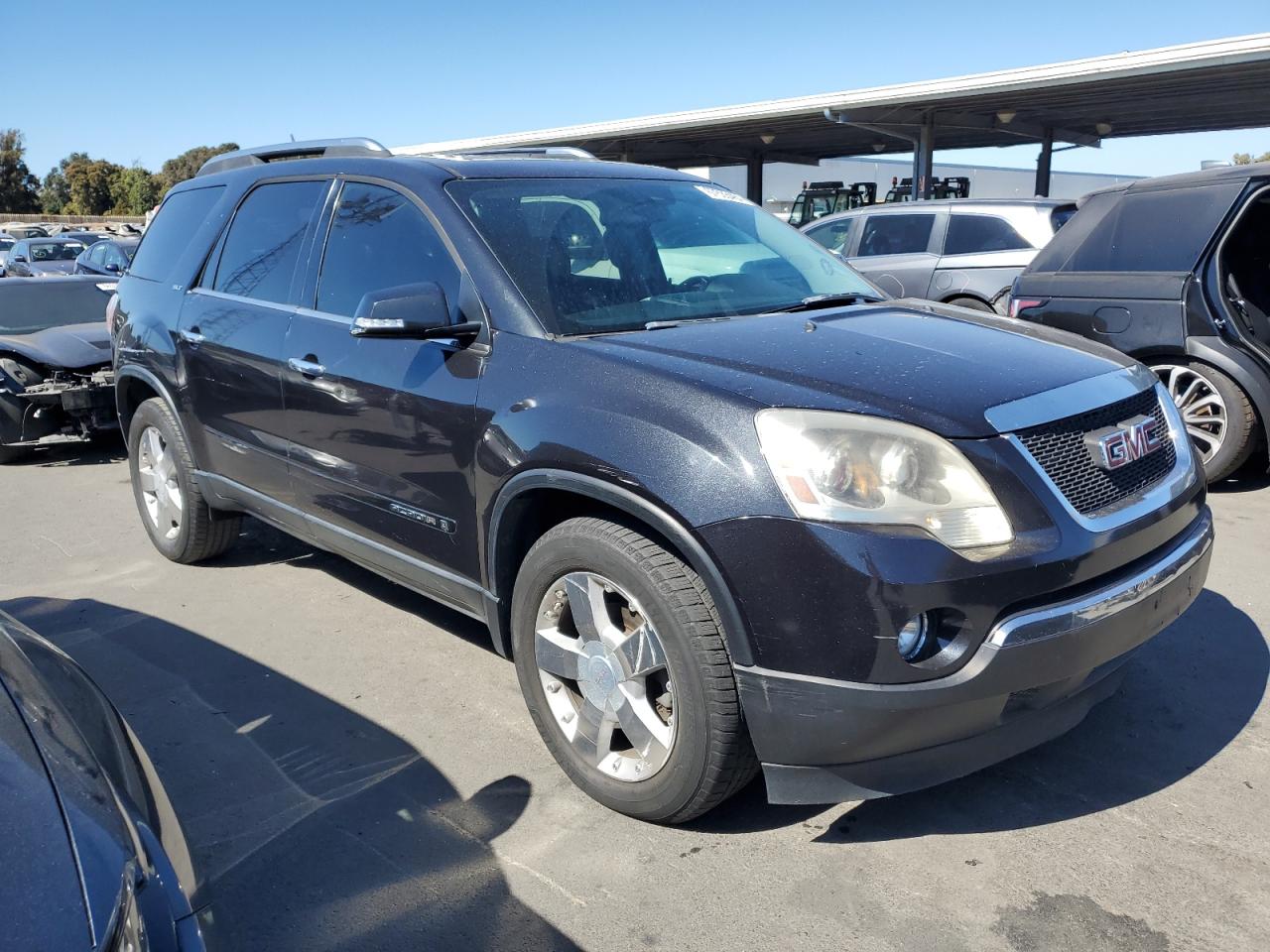 2008 GMC Acadia VIN 1GKER23738J210635 Copart auction photo, side / rear end damage thumbnail 4