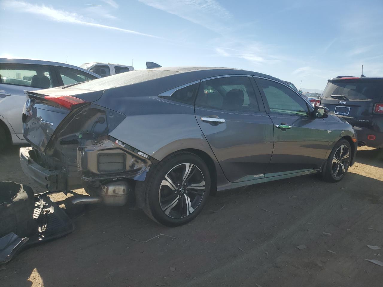 2016 Honda Civic VIN 2HGFC1F95GH630309 Copart auction photo, rear end damage thumbnail 3