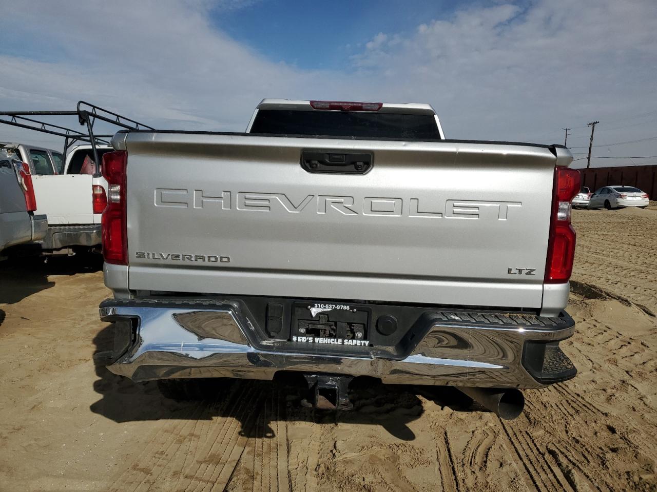 2023 Chevrolet Silverado VIN 2GC4YPEY5P1709281 Copart auction photo, vandalism / rear end damage thumbnail 6