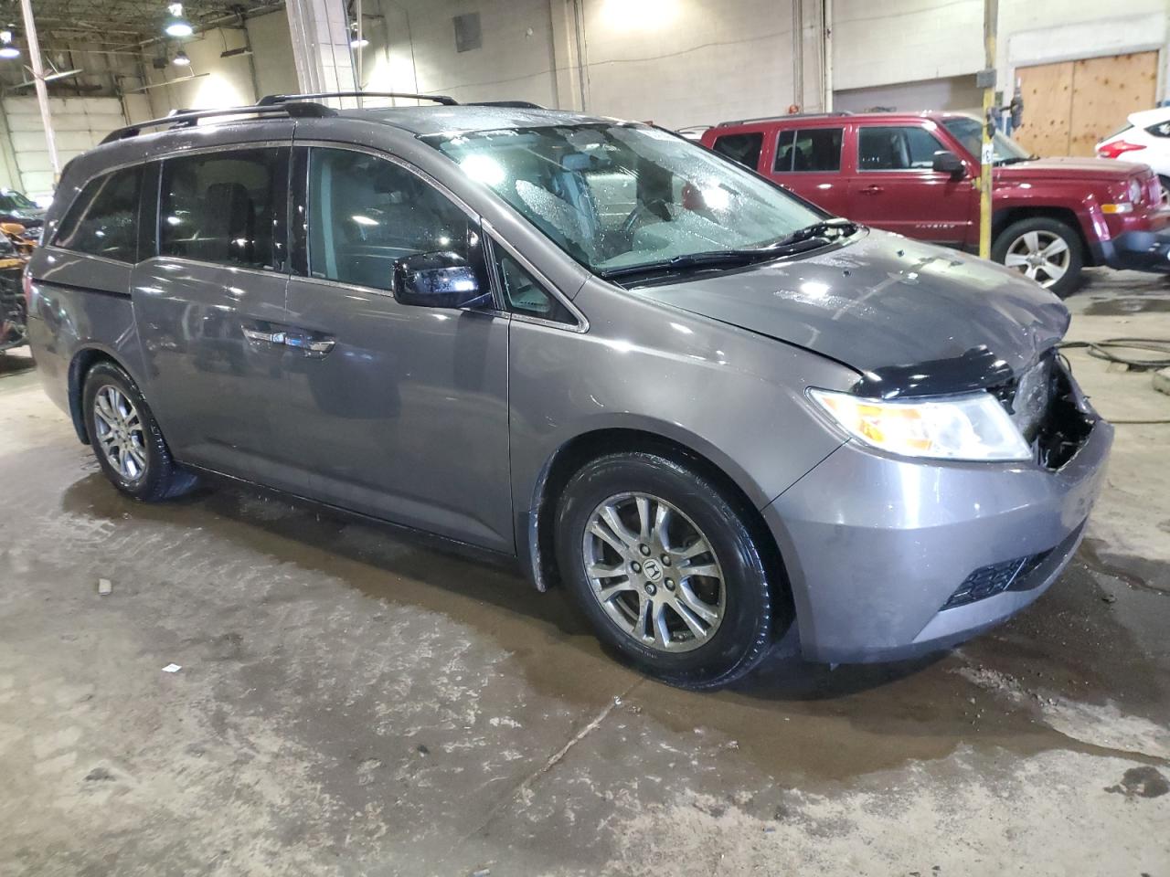 2013 Honda Odyssey VIN 5FNRL5H61DB063507 Copart auction photo, front end damage thumbnail 4
