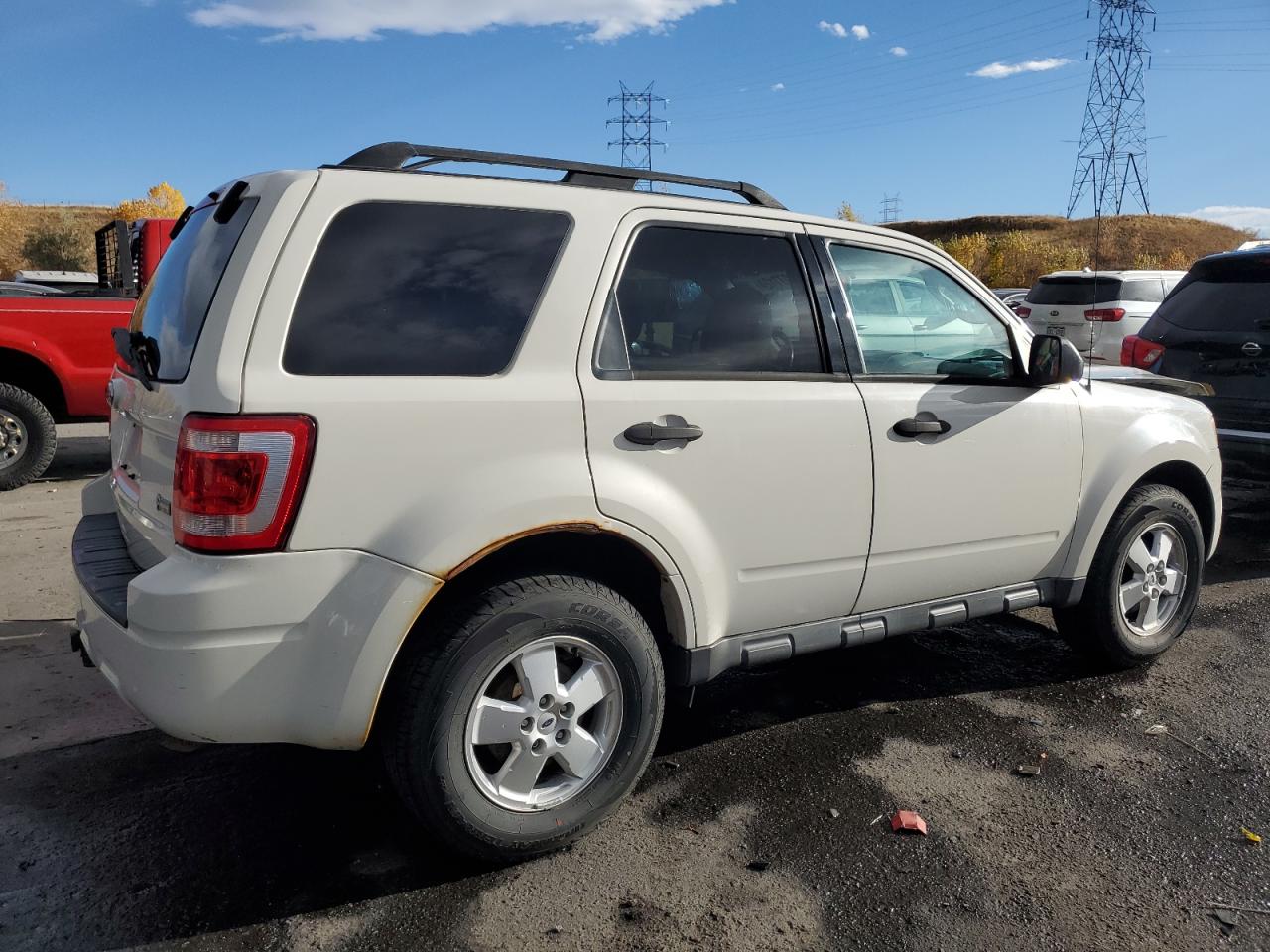 2012 Ford Escape VIN 1FMCU9DG0CKB14212 Copart auction photo, front end / rear end damage thumbnail 3