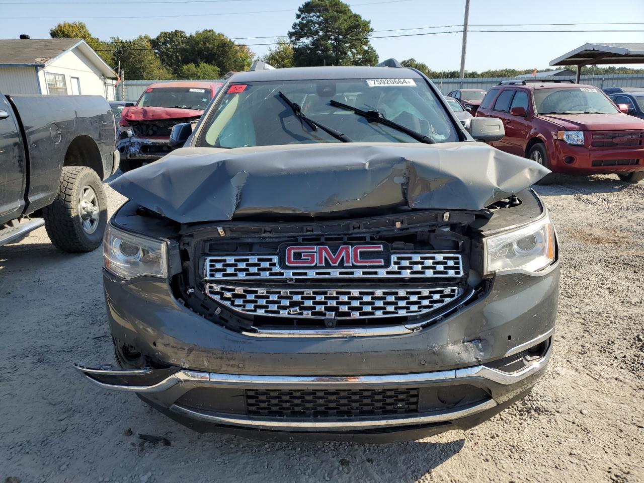 2017 GMC Acadia VIN 1GKKNXLS4HZ238526 Copart auction photo, front end / minor dent/scratches damage thumbnail 5
