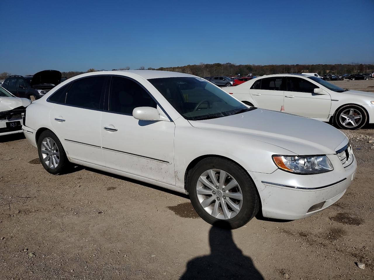 2009 Hyundai Azera VIN KMHFC46D19A356995 Copart auction photo, rear end damage thumbnail 4