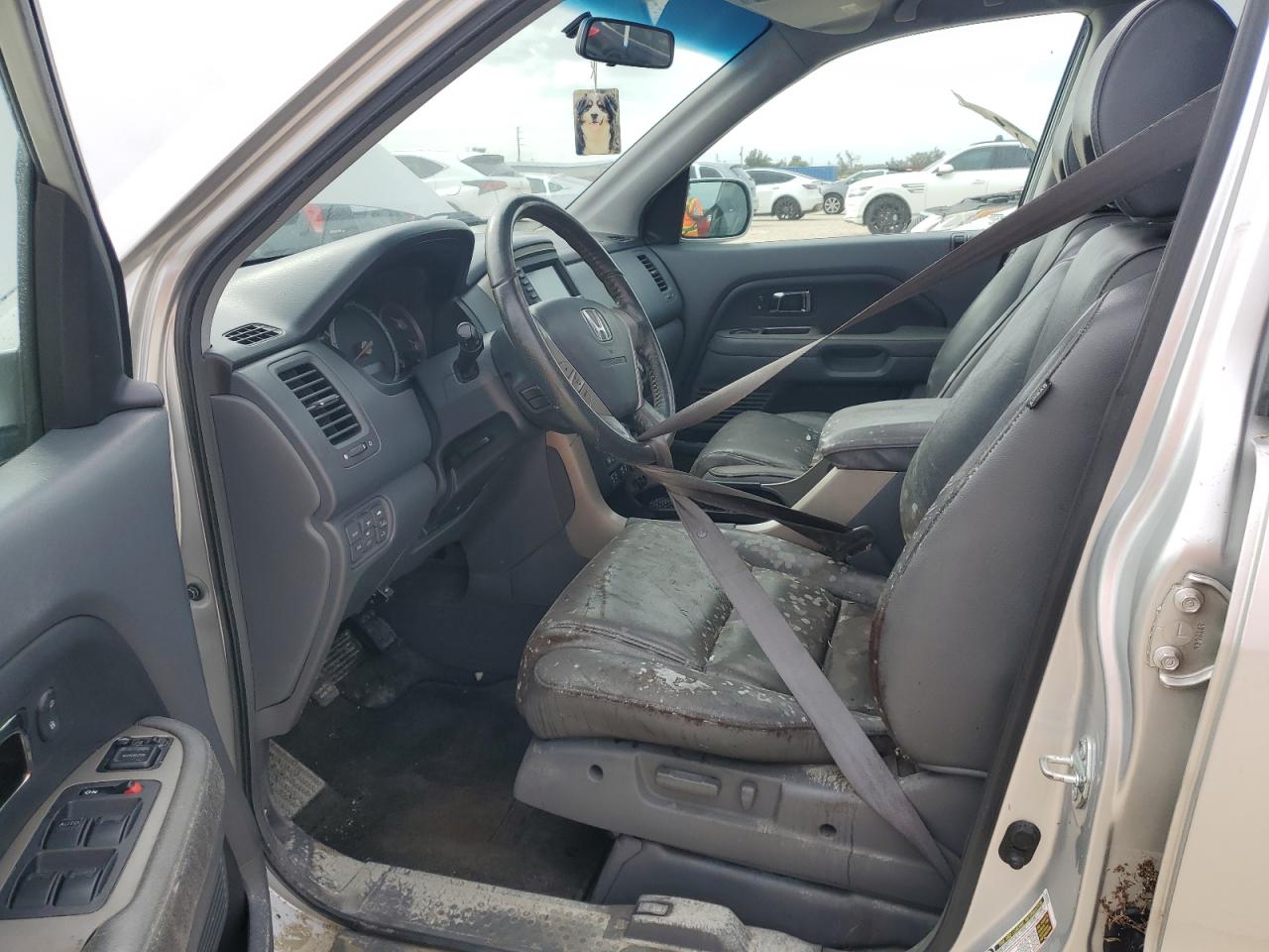 2006 Honda Pilot VIN 5FNYF287X6B030101 Copart auction photo, water/flood damage thumbnail 7