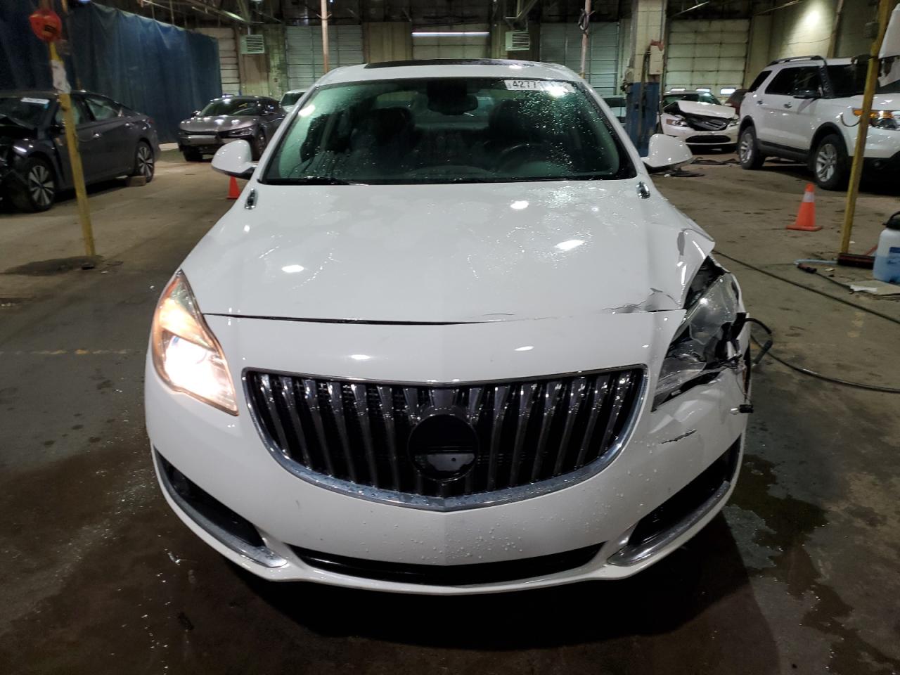 2015 Buick Regal VIN 2G4GK5EX6F9181577 Copart auction photo, front end damage thumbnail 5