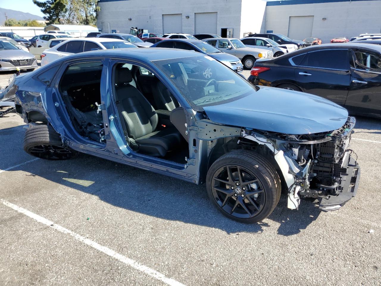 2025 Honda Civic VIN 2HGFE4F81SH311257 Copart auction photo, undercarriage / stripped damage thumbnail 4
