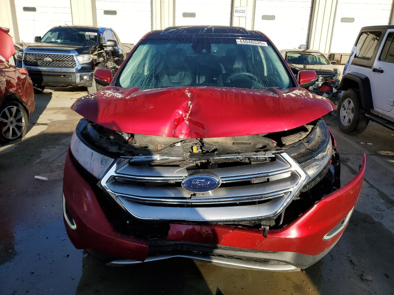 2015 Ford Edge VIN 2FMPK4K88FBB15452 Copart auction photo, front end damage thumbnail 5