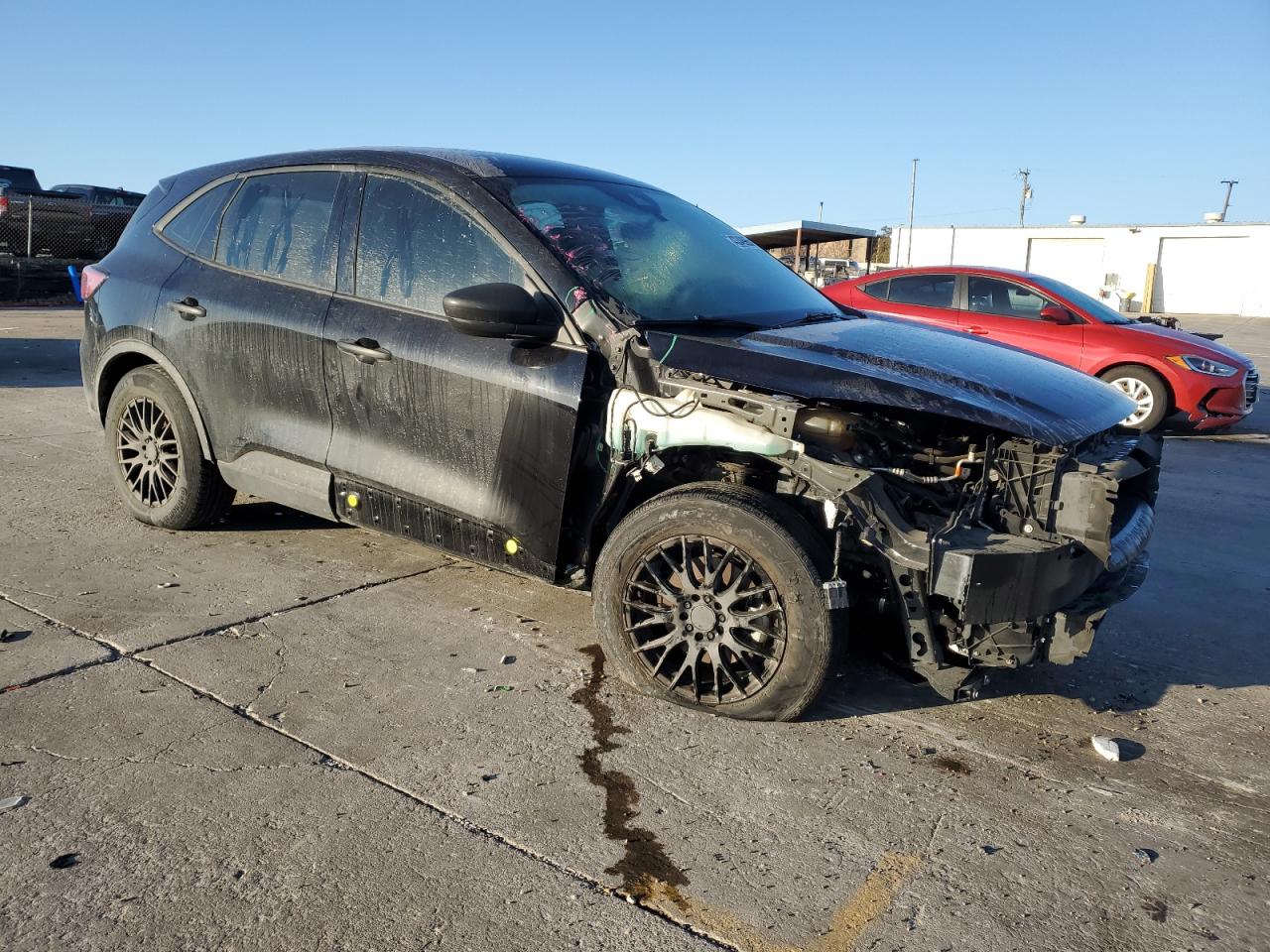 2020 Ford Escape VIN 1FMCU0F69LUB65681 Copart auction photo, front end damage thumbnail 4