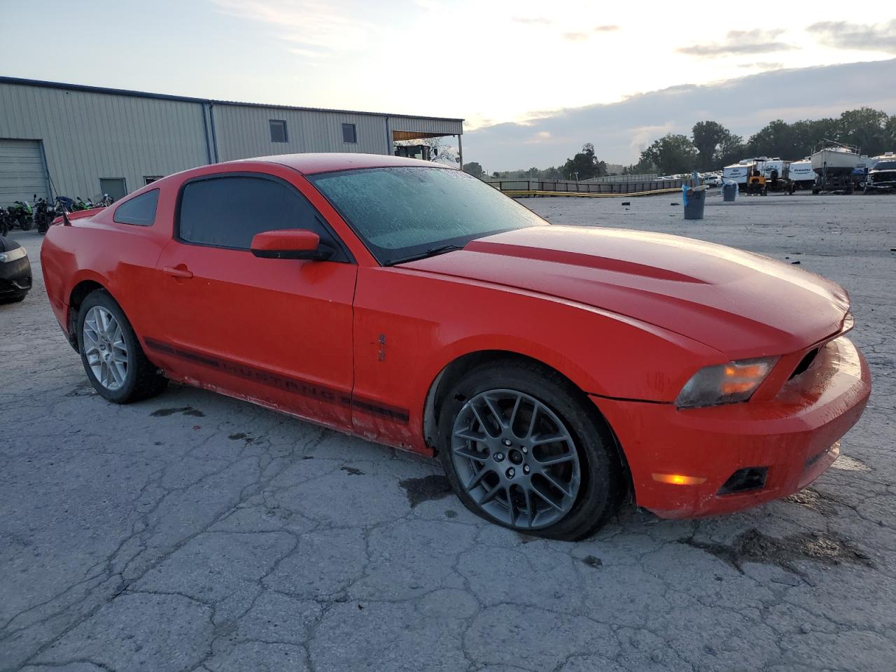 2012 Ford Mustang VIN 1ZVBP8AM2C5243401 Copart auction photo, front end / rear end damage thumbnail 4