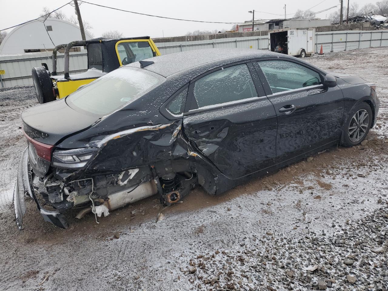 2023 KIA Forte VIN 3KPF24AD7PE538452 Copart auction photo, rear end / side damage thumbnail 3