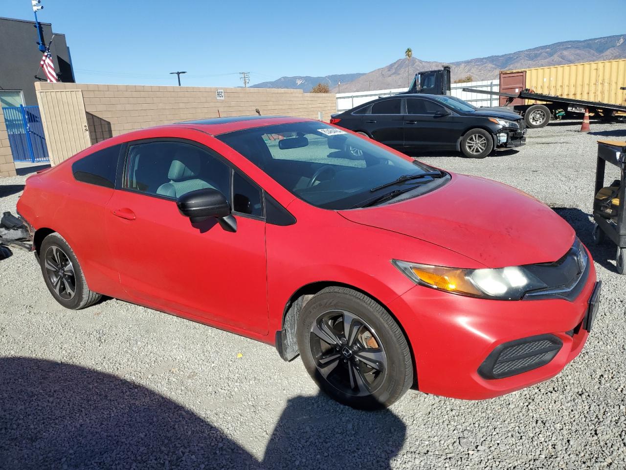 2015 Honda Civic VIN 2HGFG3A88FH508623 Copart auction photo, rear end / minor dent/scratches damage thumbnail 4