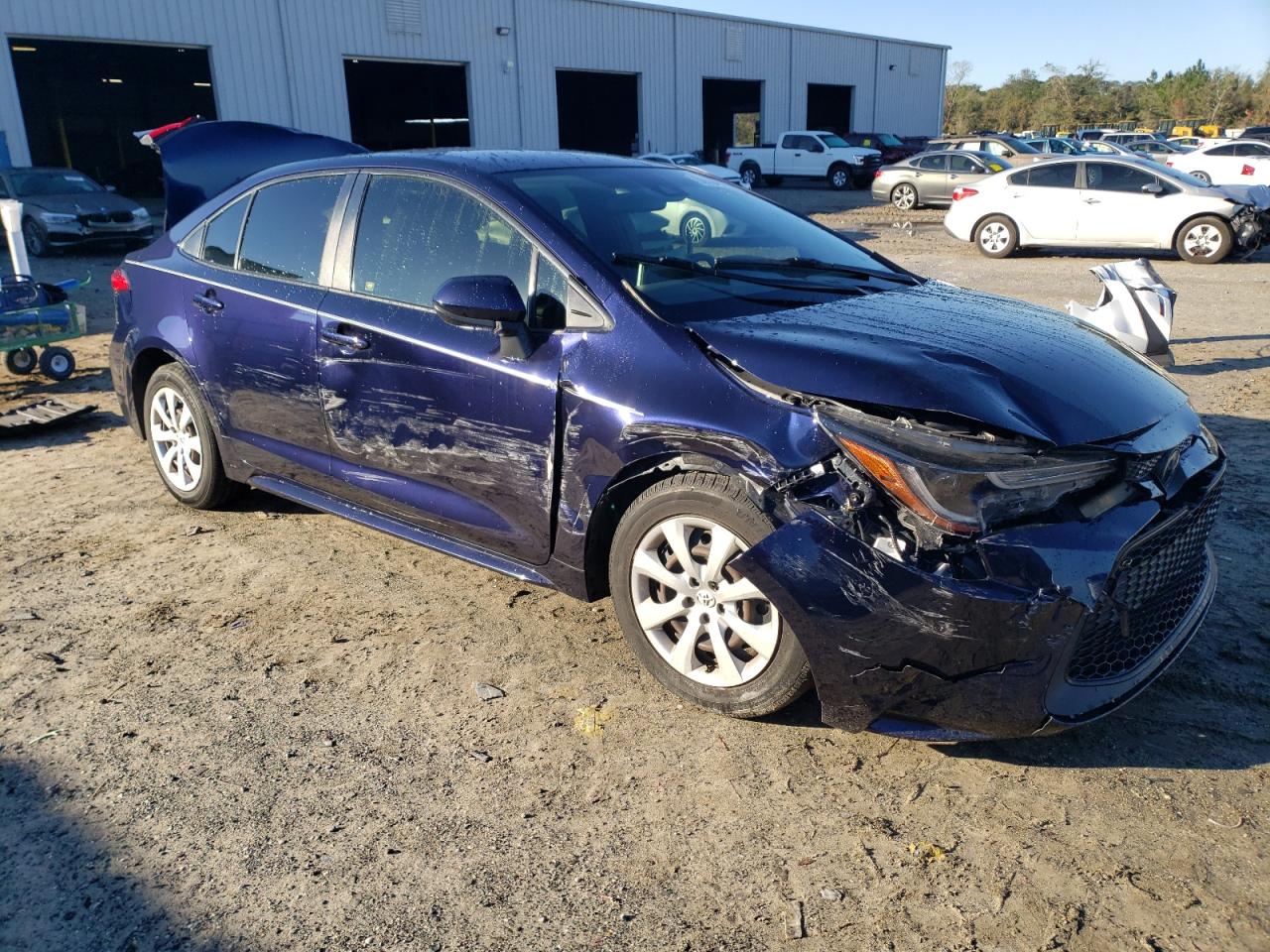 2020 Toyota Corolla VIN JTDEPRAE0LJ048337 Copart auction photo, all over damage thumbnail 4
