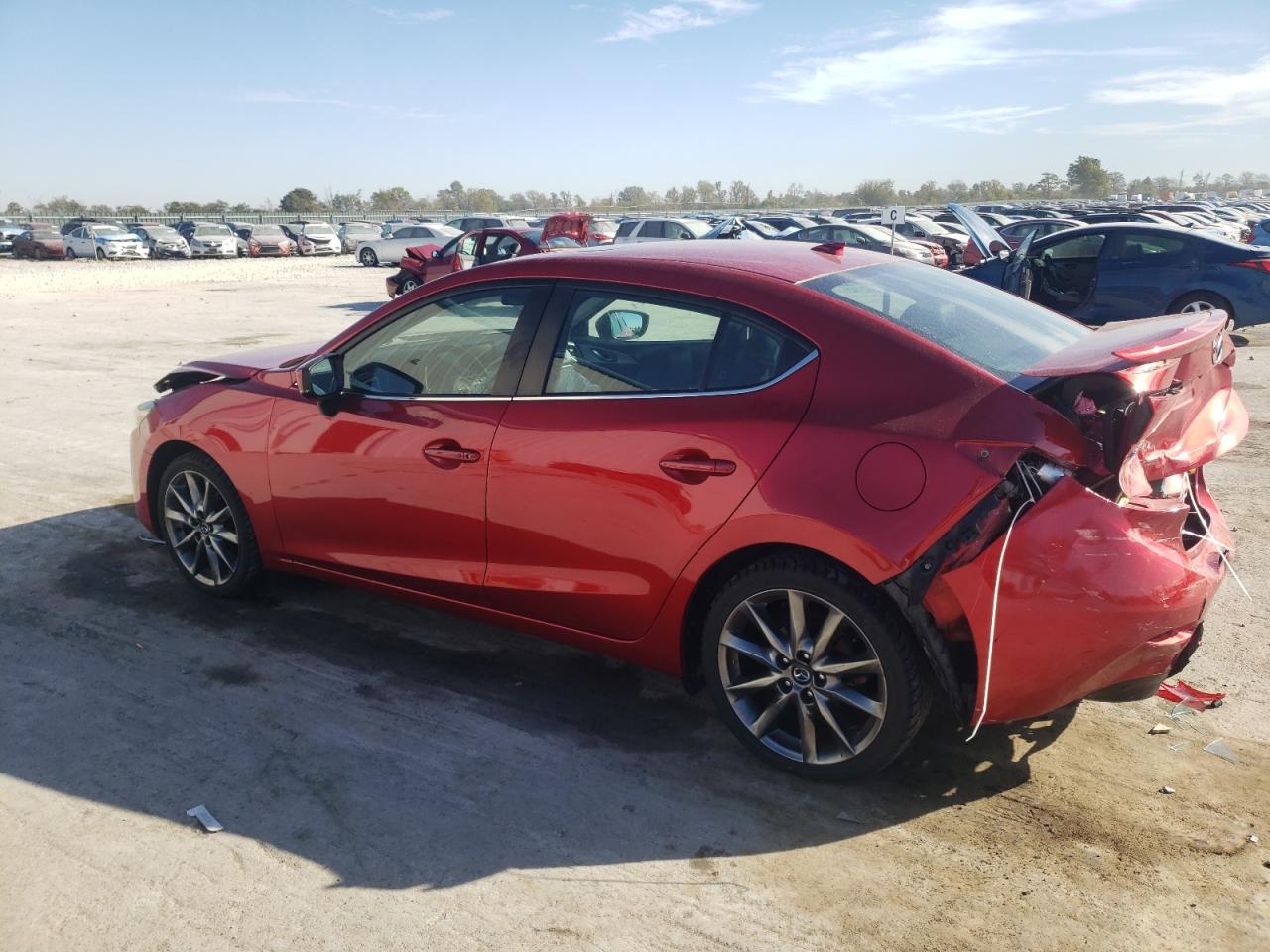 2018 Mazda 3 VIN 3MZBN1V32JM160279 Copart auction photo, rear end damage thumbnail 2