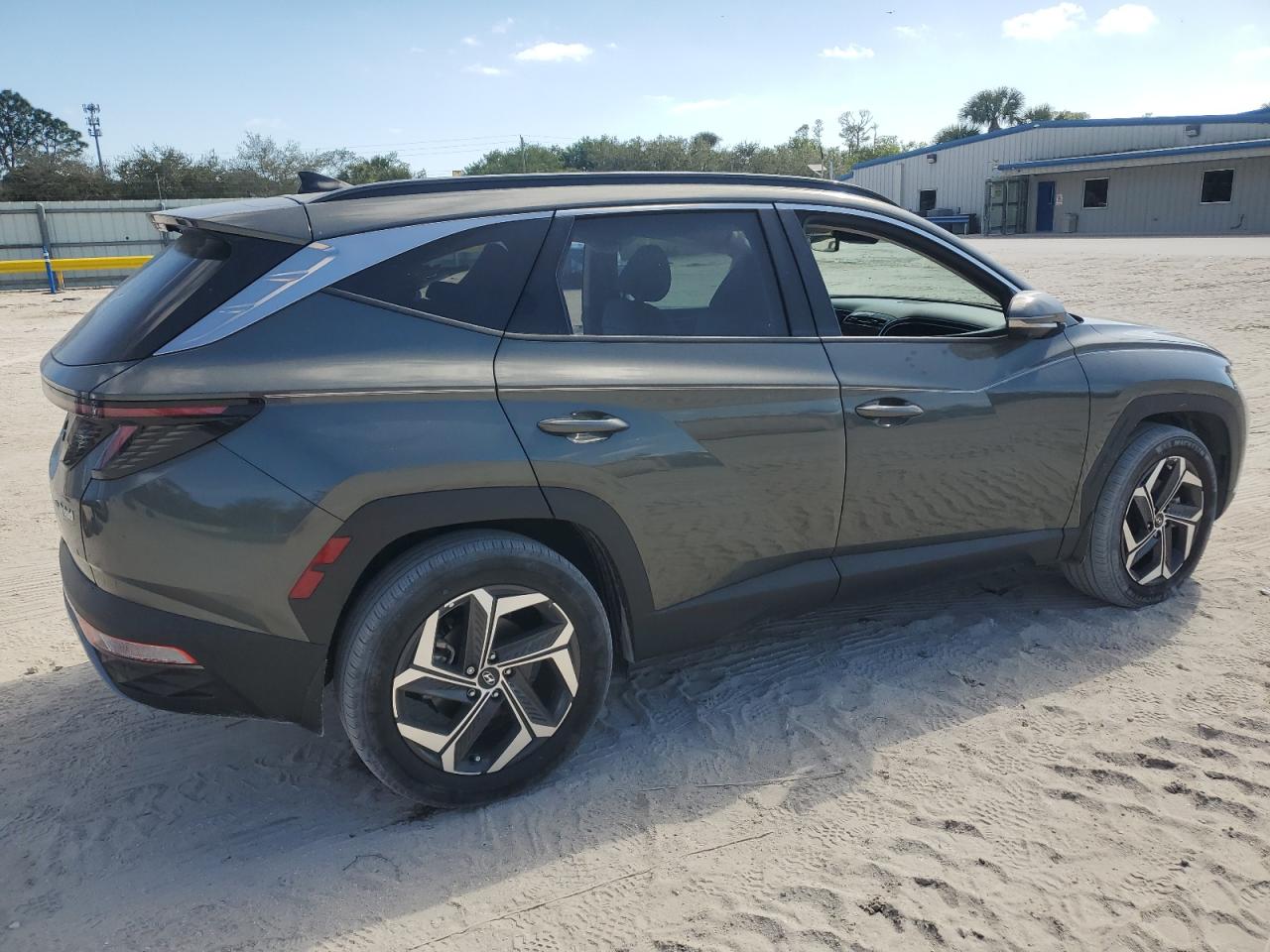 2023 Hyundai Tucson VIN KM8JECA18PU097221 Copart auction photo, side damage thumbnail 3