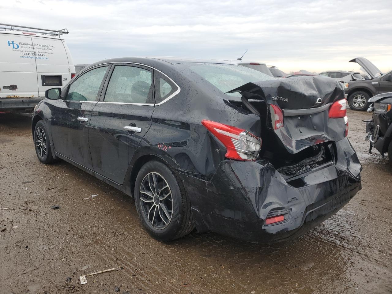 2019 Nissan Sentra VIN 3N1AB7AP7KY328191 Copart auction photo, rear end / minor dent/scratches damage thumbnail 2