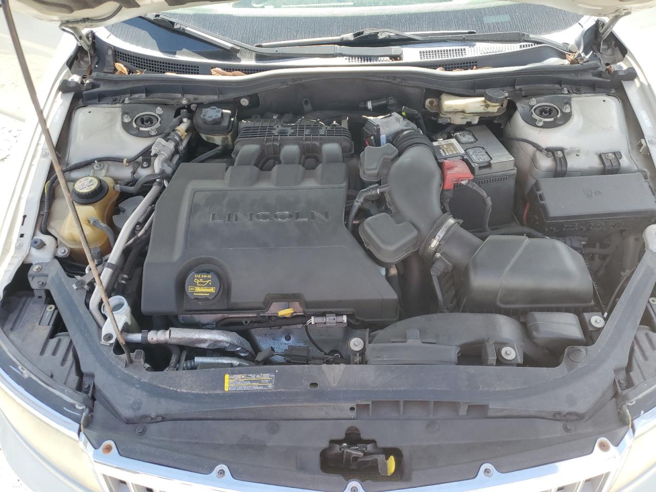 2008 Lincoln MKZ VIN 3LNHM26T18R657398 Copart auction photo, side / front end damage thumbnail 11