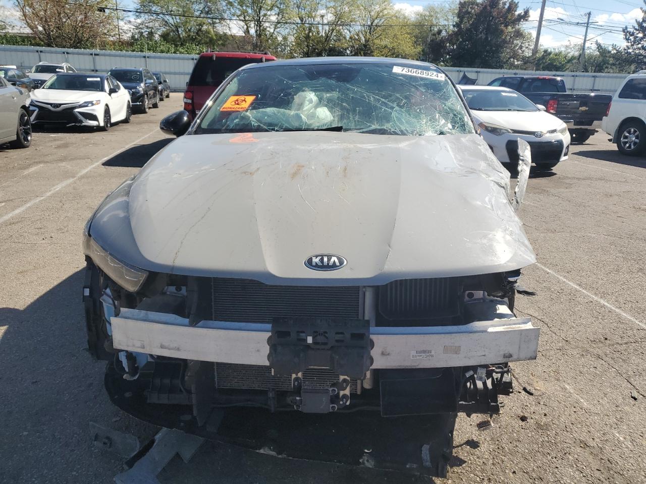 2021 KIA K5 VIN 5XXG64J21MG080000 Copart auction photo, all over / undercarriage damage thumbnail 5