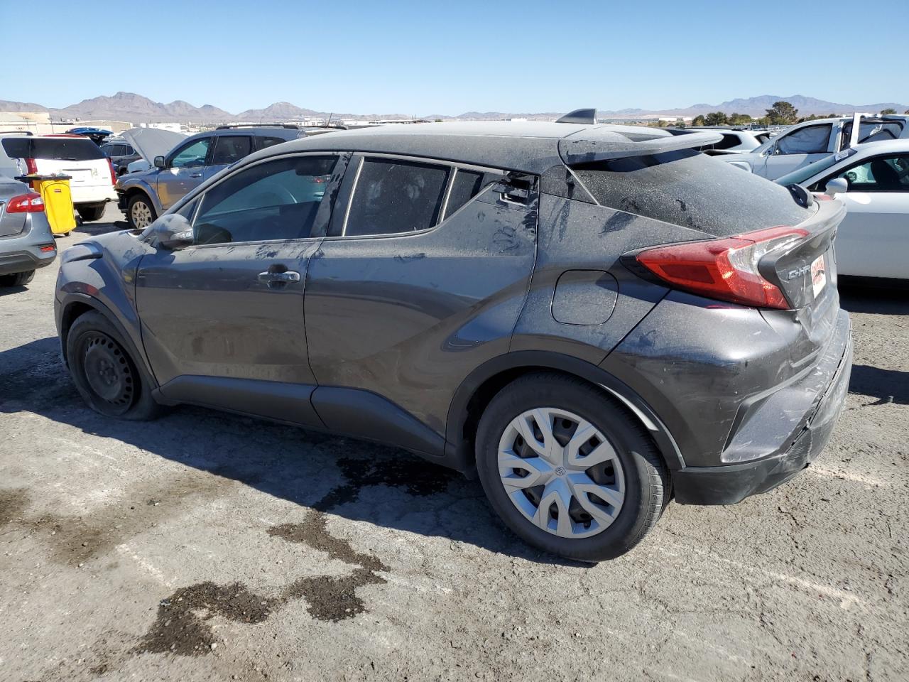 2019 Toyota C-HR VIN JTNKHMBX8K1032285 Copart auction photo, front end / rear end damage thumbnail 2