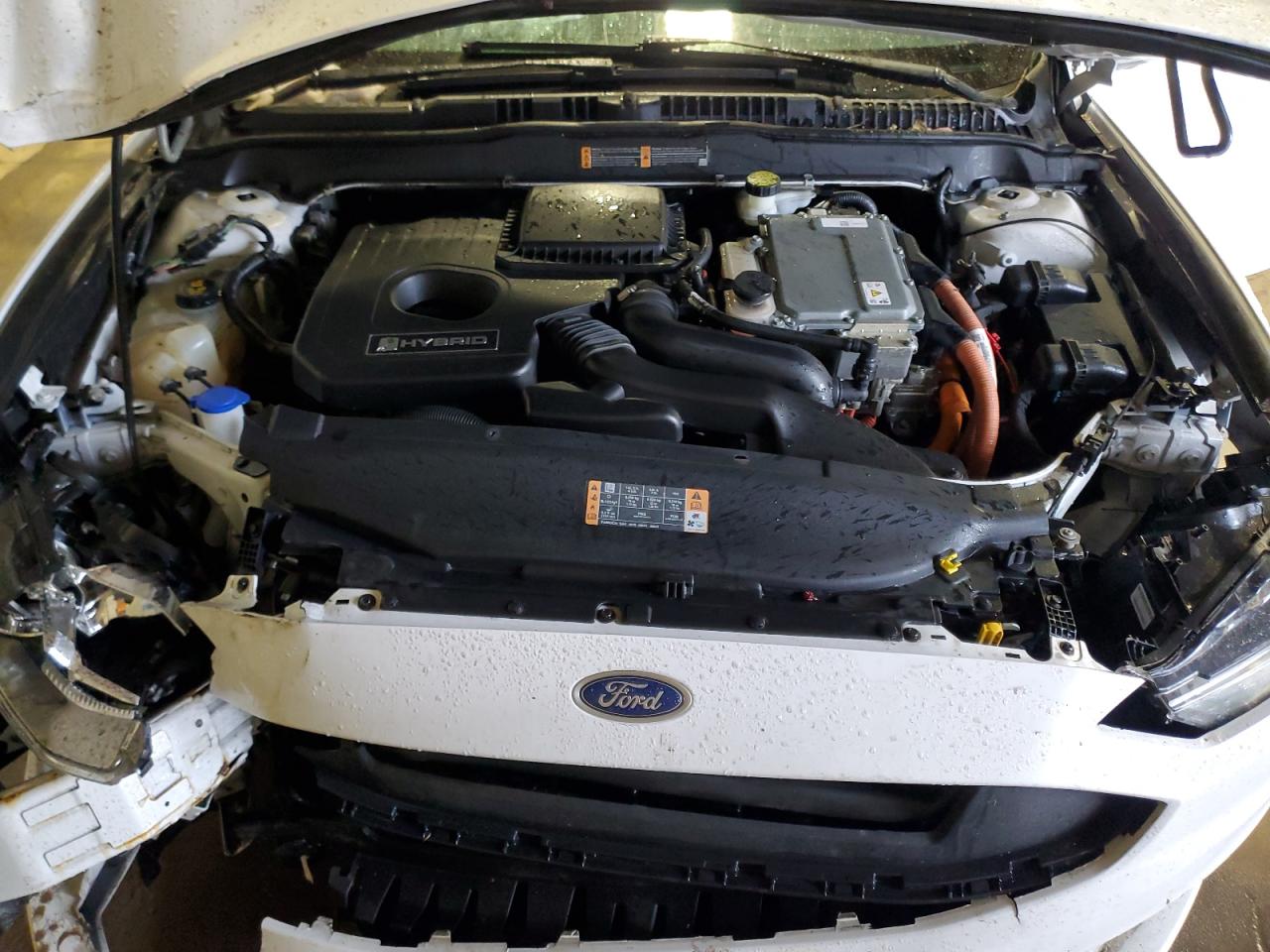 2017 Ford Fusion VIN 3FA6P0LU7HR324603 Copart auction photo, front end / side damage thumbnail 11