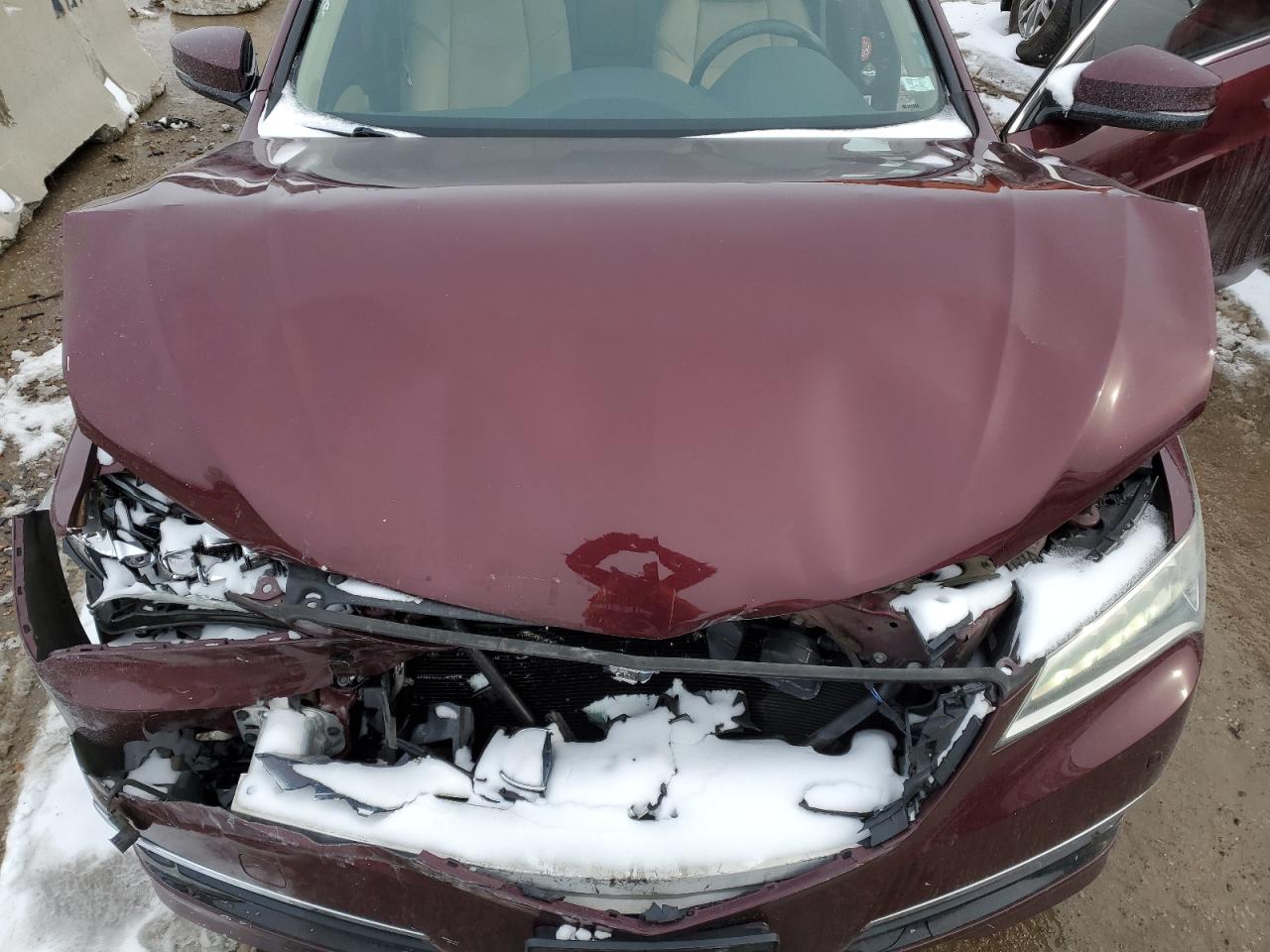 2015 Acura TLX VIN 19UUB2F79FA008503 Copart auction photo, front end damage thumbnail 11