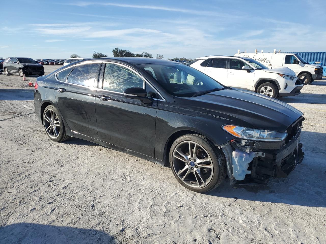 2015 Ford Fusion VIN 3FA6P0K93FR110198 Copart auction photo, front end damage thumbnail 4