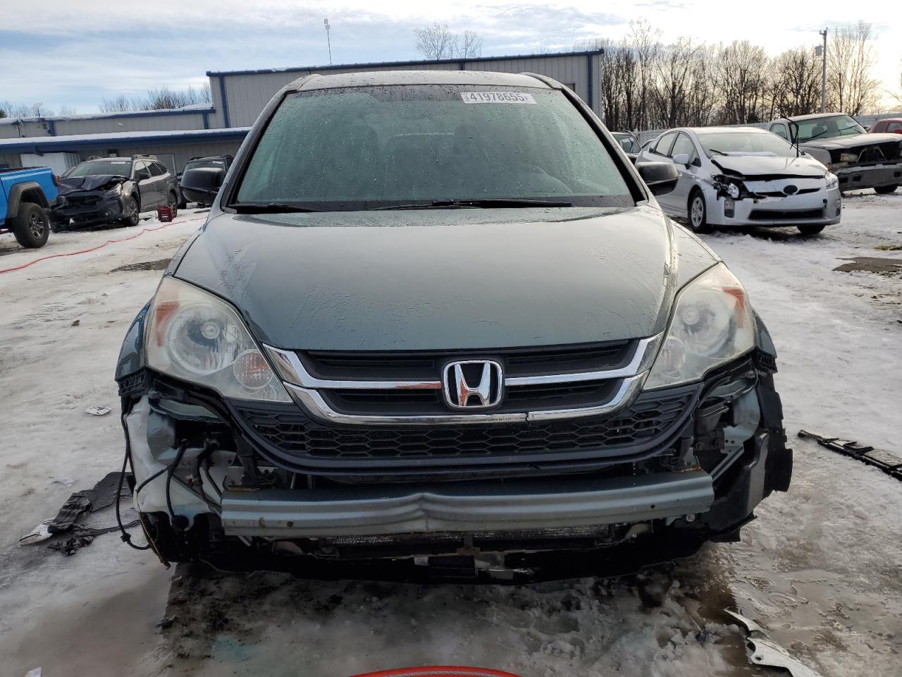 2010 Honda CR-V VIN 5J6RE3H39AL801450 Copart auction photo, front end / side damage thumbnail 5