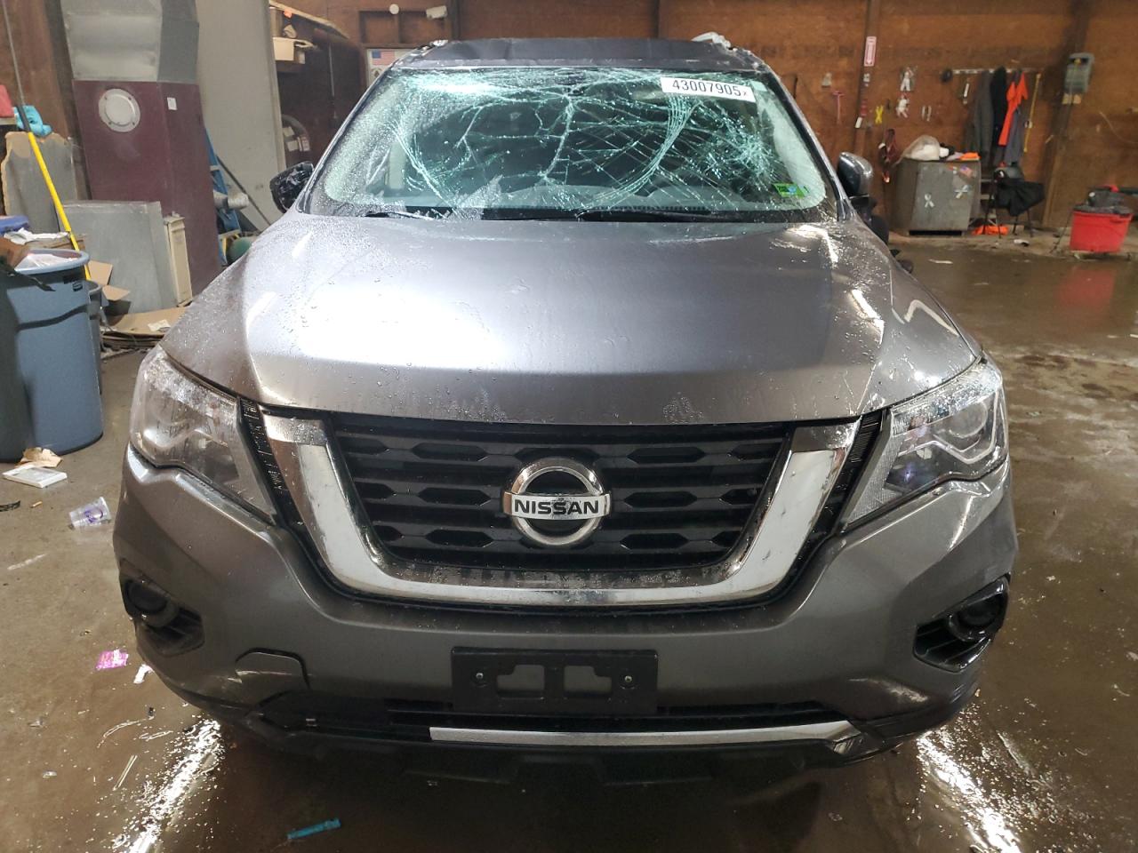 2019 Nissan Pathfinder VIN 5N1DR2MM7KC643040 Copart auction photo, rollover damage thumbnail 5